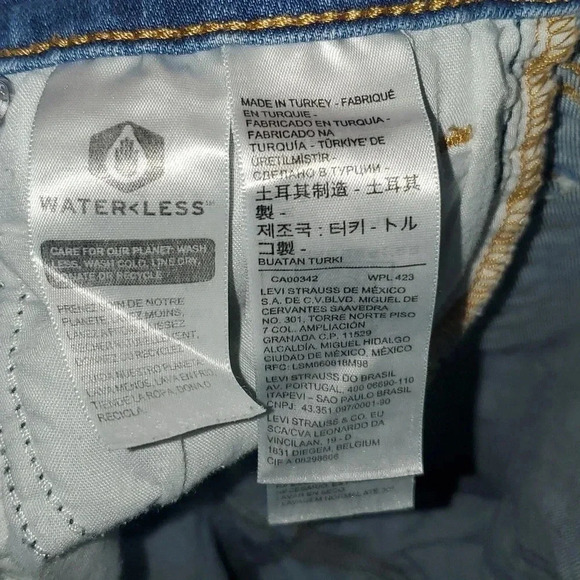 Levi’s Premium 721 Womens High Rise Skinny Jeans Size 25 - Picture 12 of 12